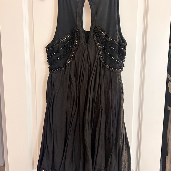 Free People Black Beaded Dress - Picture 5 of 6